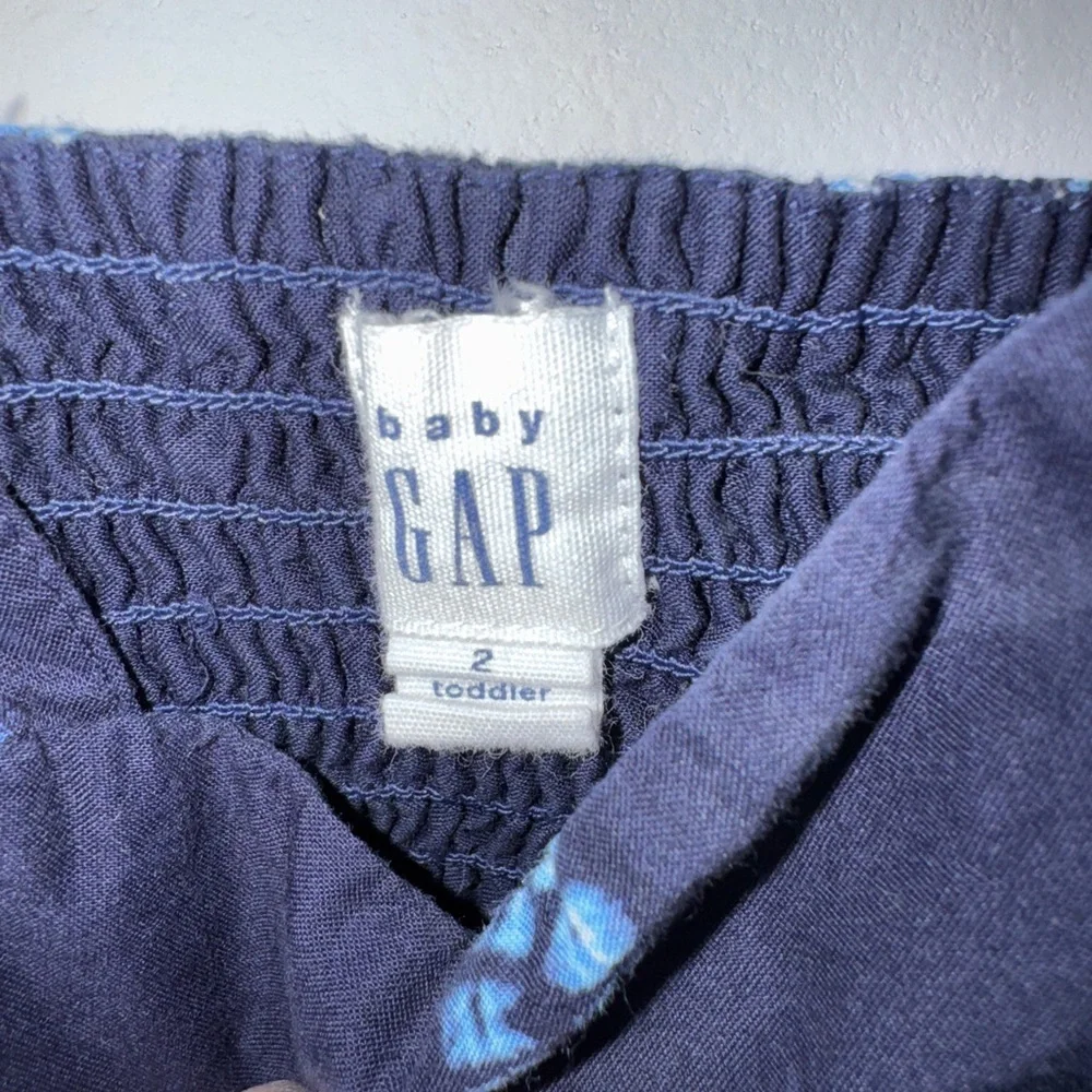 GAP Navy and Light Blue Toddler Dress